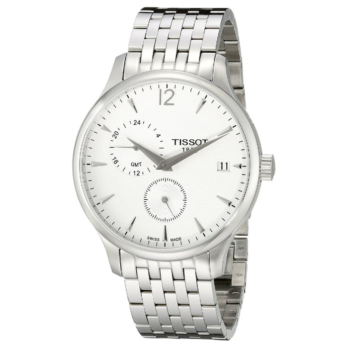 Tissot Men's Tradition Silver Dial Watch - T0636391103700