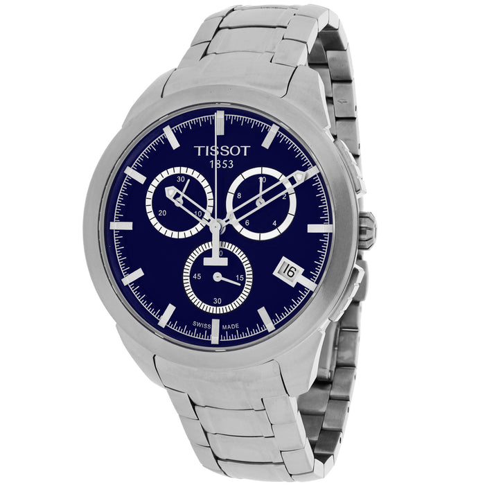 Tissot Men's Titanium Blue Dial Watch - T0694174404100