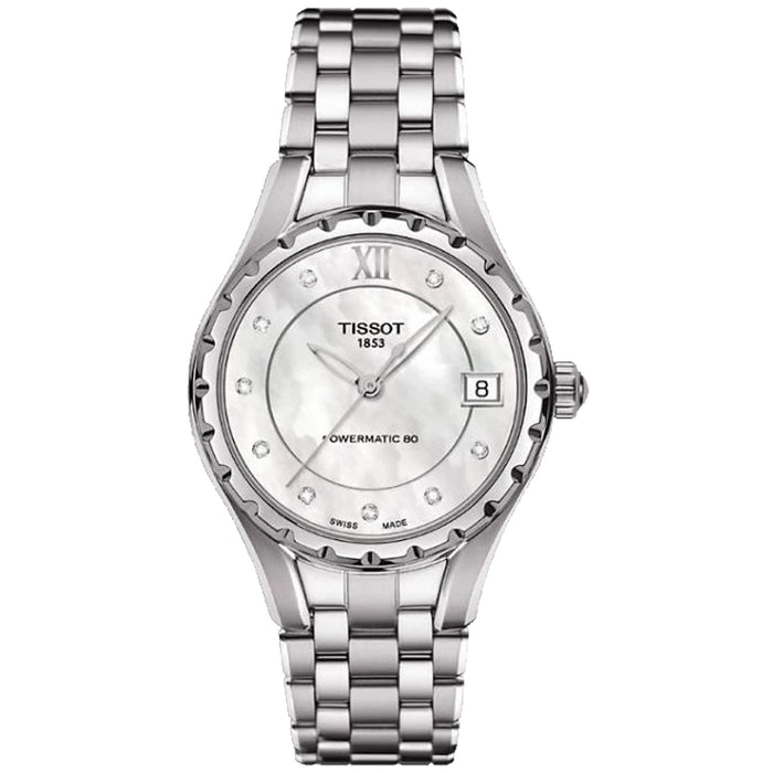Tissot Women's T-Lady Powermatic 80 Mother of Pearl Dial Watch - T0722071111600