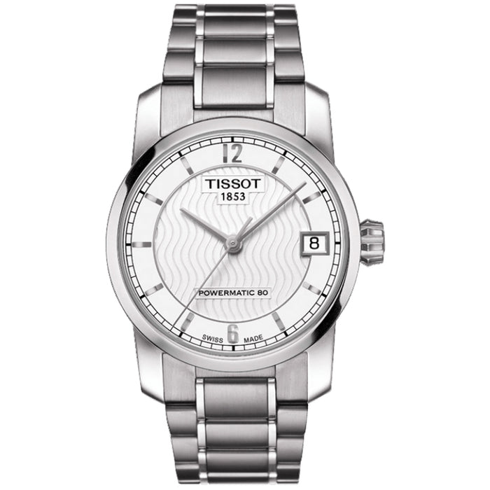 Tissot Women's T-Classic Titanium Powermatic 80 Silver Dial Watch - T0872074403700