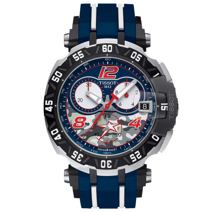 Tissot Men's T-Race Nicky Hayden Limited Edition Blue Dial Watch - T0924172705703