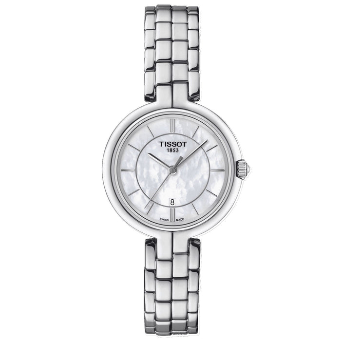 Tissot Women's Flamingo Mother of Pearl Dial Watch - T0942101111100