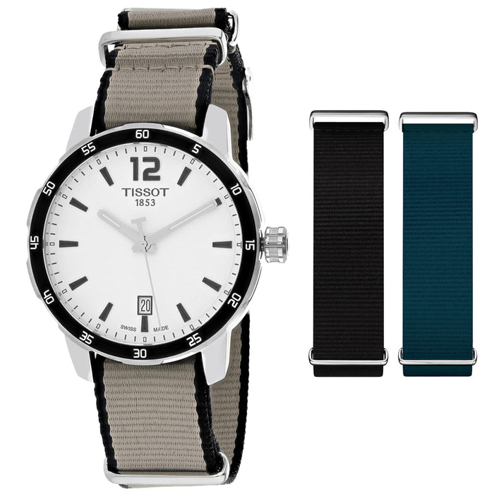 Tissot Men's Quickster Silver Dial Watch - T0954101703700