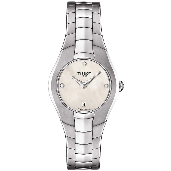 Tissot Women's T-Round White MOP Dial Watch - T0960091111600