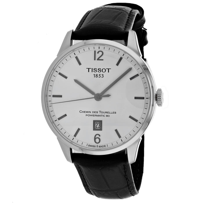 Tissot Men's Chemin Des Tourelles Silver Dial Watch - T0994071603700