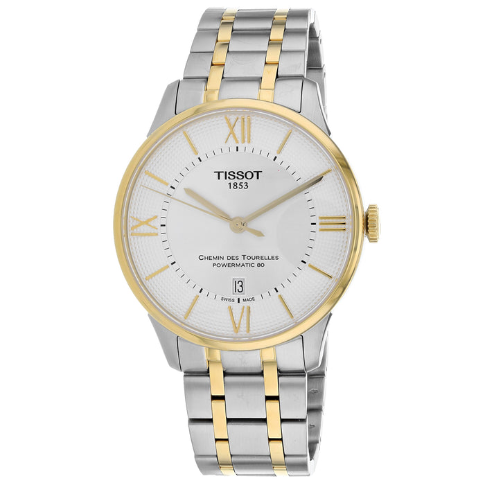Tissot Men's Chemin Des Tourelles Silver Dial Watch - T0994072203800