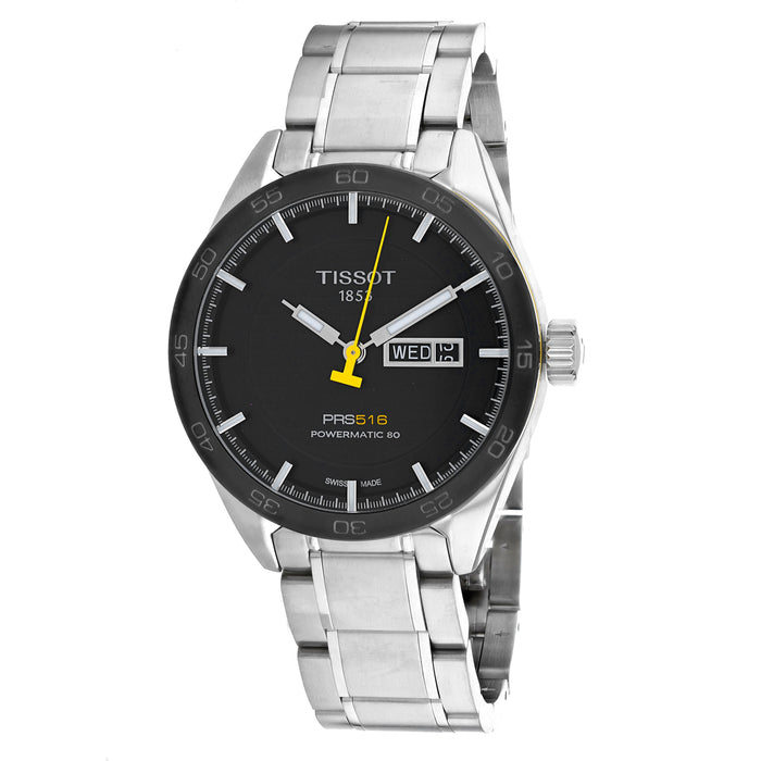 Tissot Men's Powermatic  Black Dial Watch - T1004301105100