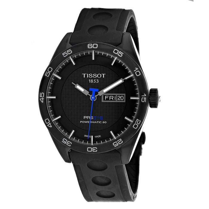 Tissot Men's Powermatic 80 Black Dial Watch - T1004303720100