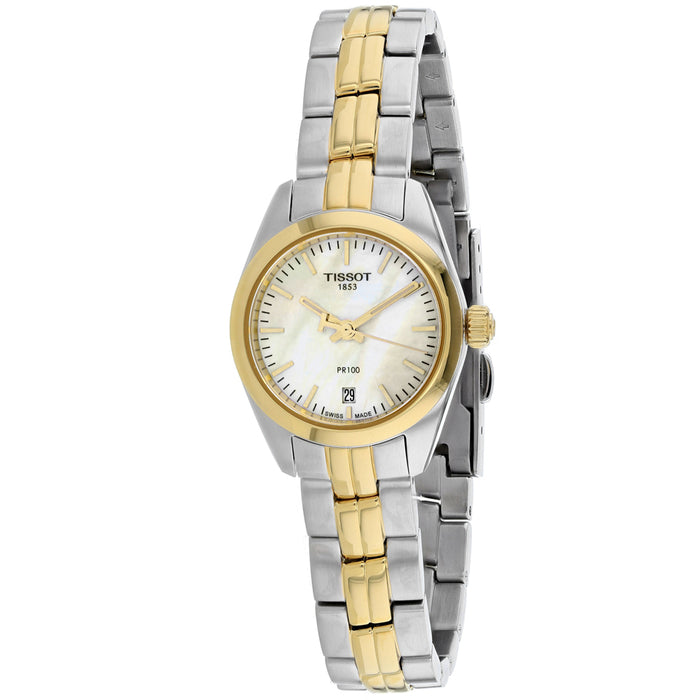 Tissot Women's PR 100 Mother of Pearl Dial Watch - T1010102211100
