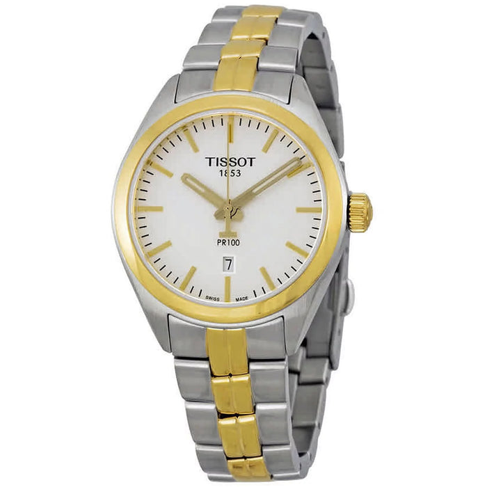 Tissot Women's PR 100 Silver Dial Watch - T1012102203100