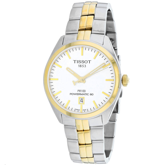 Tissot Men's PR 100 White Dial Watch - T1014072203100
