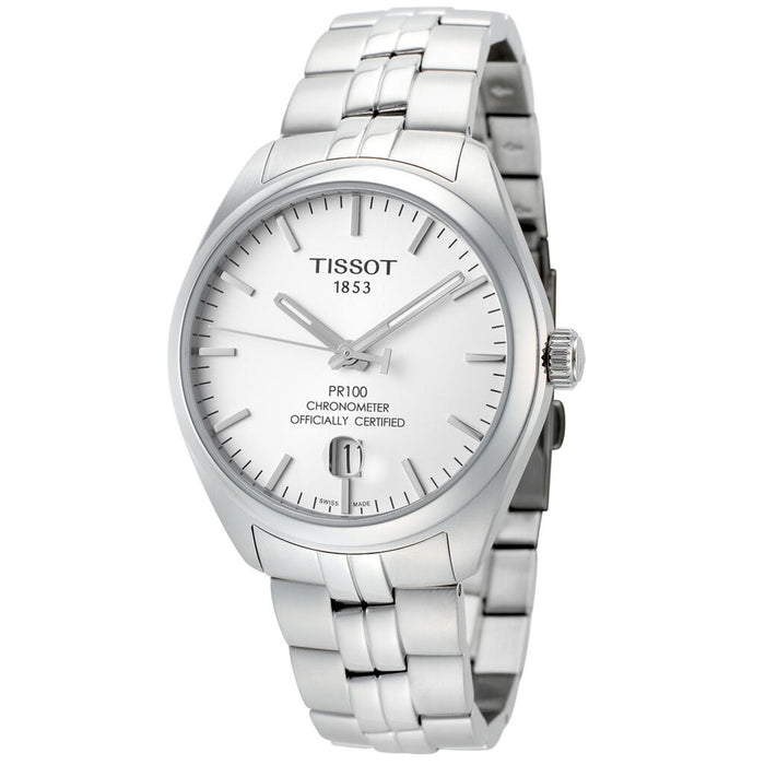 Tissot Women's PR 100 Silver Dial Watch - T1014081103100