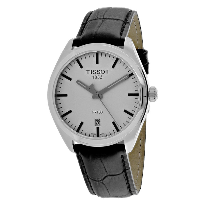 Tissot Men's PR 100 Silver Dial Watch - T1014101603100