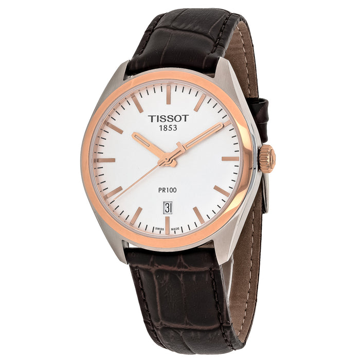 Tissot Men's PR 100 Silver Dial Watch - T1014102603100
