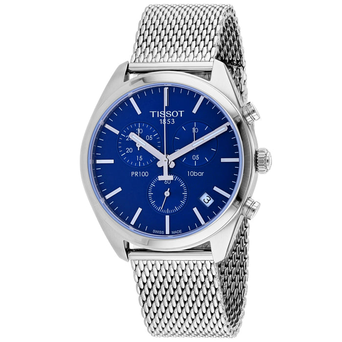 Tissot Men's PR 100 Blue Dial Watch - T1014171104100