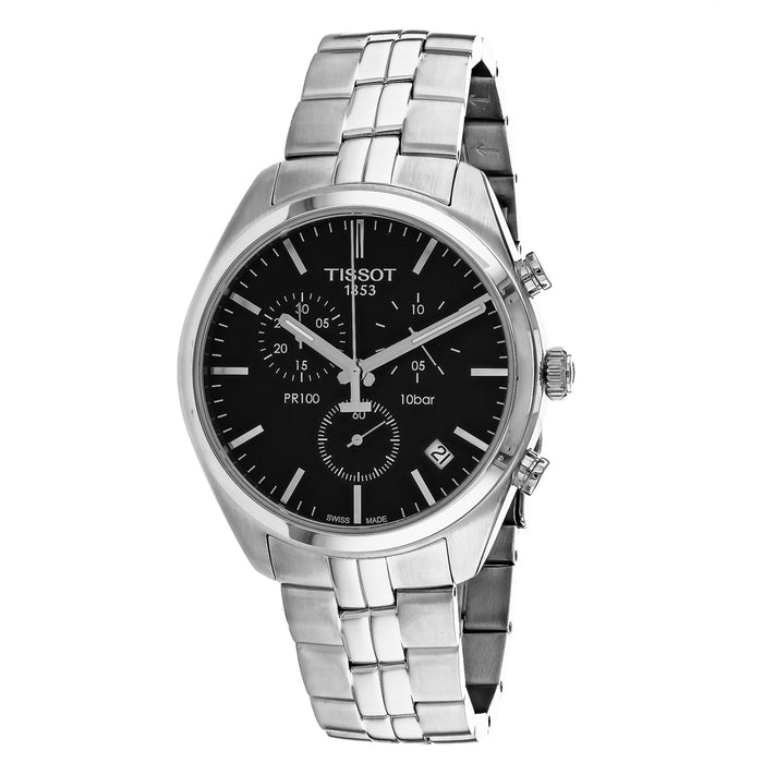 Tissot Men's PR 100 Chronograph Black Dial Watch - T1014171105100