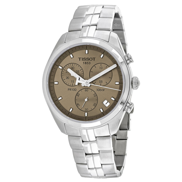Tissot Men's PR 100 Grey Dial Watch - T1014171107100