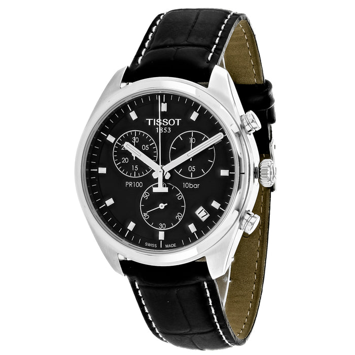Tissot Men's PR 100 Black Dial Watch - T1014171605100