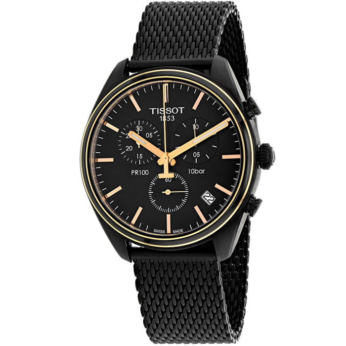 Tissot Men's PR 100 Black Dial Watch - T1014172306100
