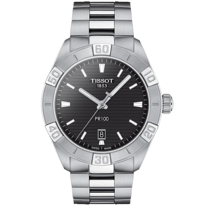 Tissot Men's PR 100 Black Dial Watch - T1016101105100