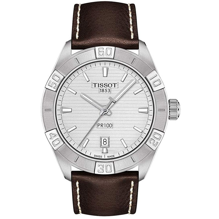 Tissot Men's PR 100 Silver Dial Watch - T1016101603100