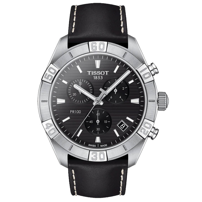 Tissot Men's PR 100 Black Dial Watch