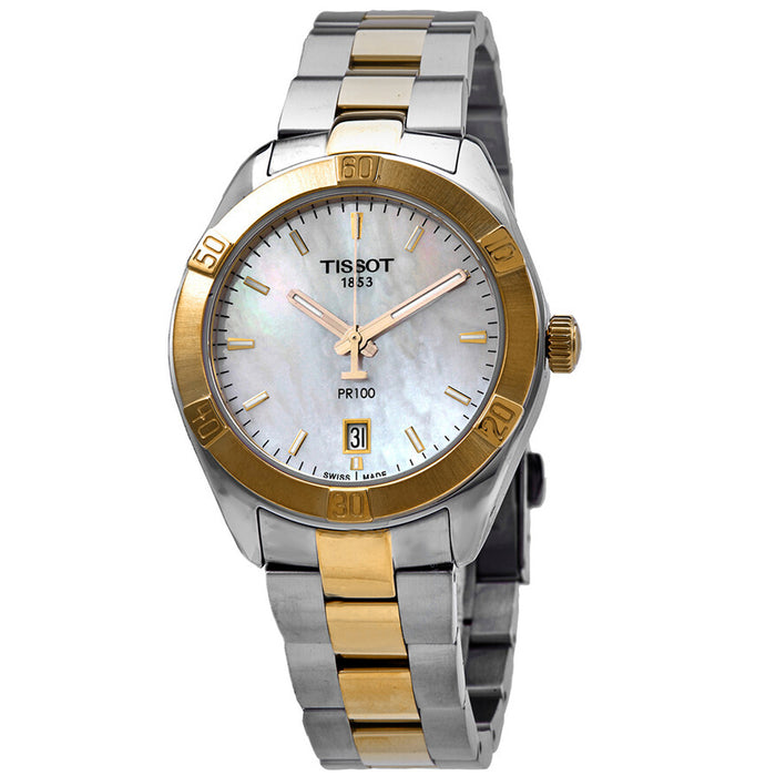 Tissot Women's PR 100 White Dial Watch - T1019102211100