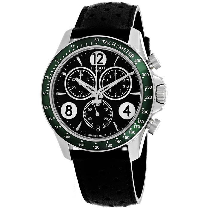 Tissot Men's V8 Black Dial Watch - T1064171605700