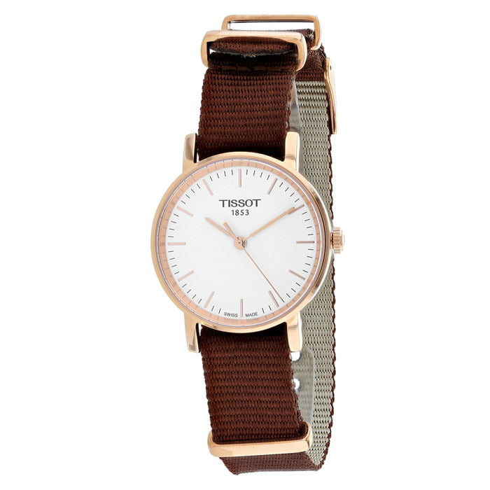 Tissot Women's Small Nato Silver Dial Watch - T1092103703100