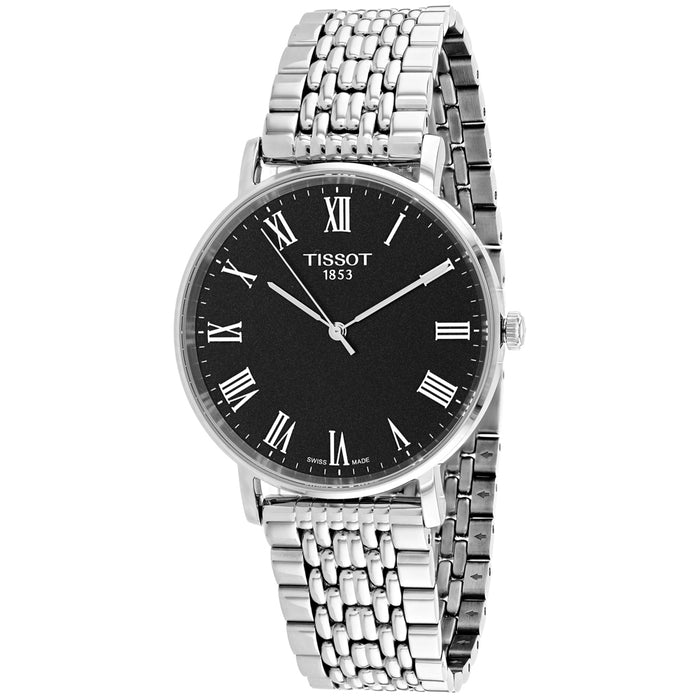 Tissot Men's Everytime Black Dial Watch - T1094101105300
