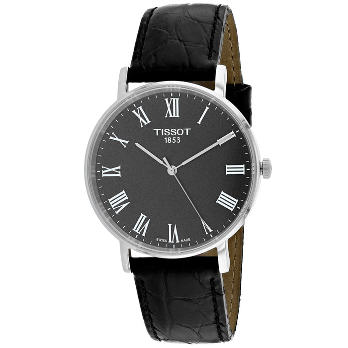 Tissot Men's Everytime Black Dial Watch - T1094101605300