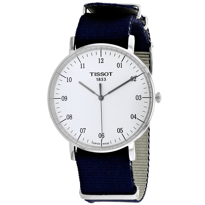 Tissot Men's Everytime Silver Dial Watch - T1096101703700