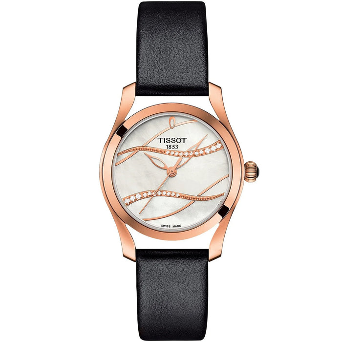 Tissot Women's T-Wave Mother of Pearl Dial Watch - T1122103611100
