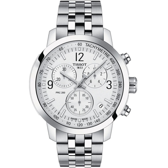 Tissot Men's PRC 200 White Dial Watch - T1144171103700