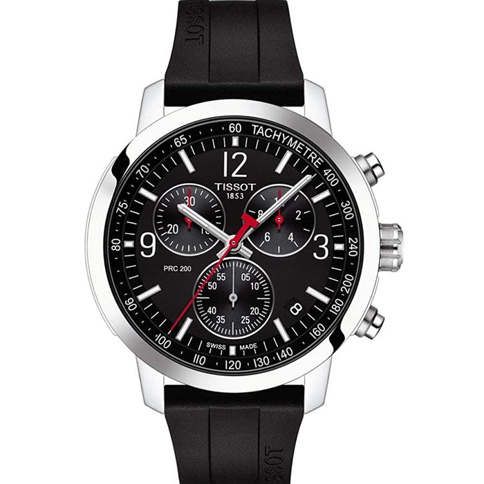 Tissot Men's PRC 200 Black Dial Watch - T1144171705700