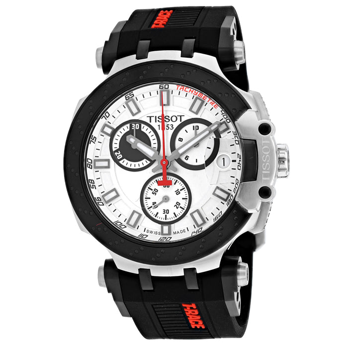Tissot Men's T-Race White Dial Watch - T1154172701100