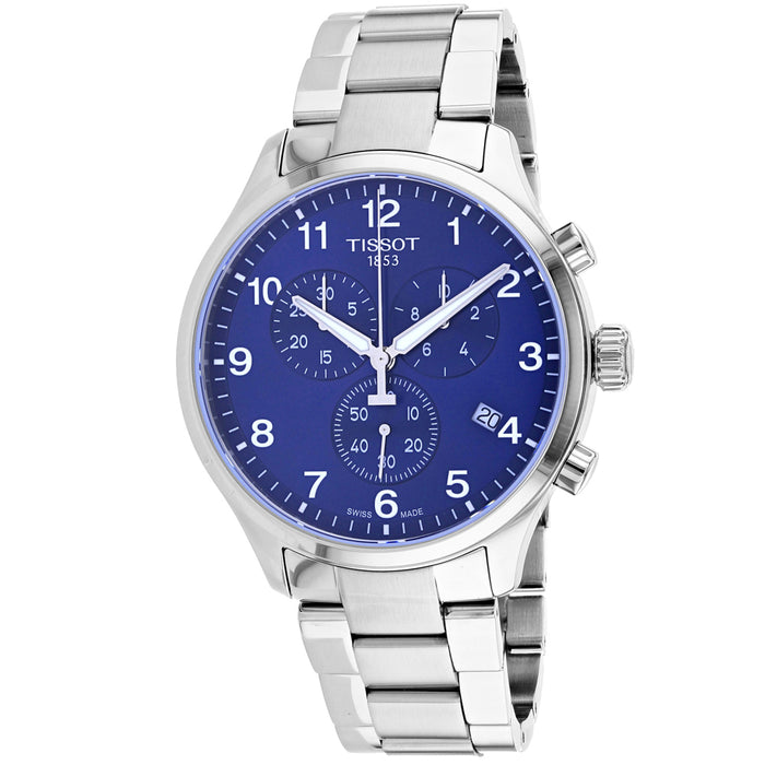 Tissot Men's Chrono XL Classic Blue Dial Watch - T1166171104701