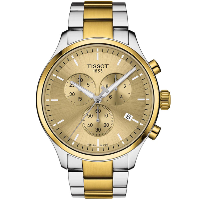 Tissot Men's Chrono XL Champagne Dial Watch - T1166172202100