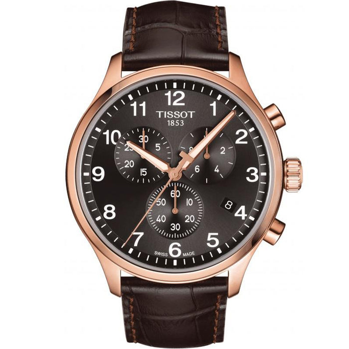Tissot Men's Chrono XL Classic Black Dial Watch - T1166173605701