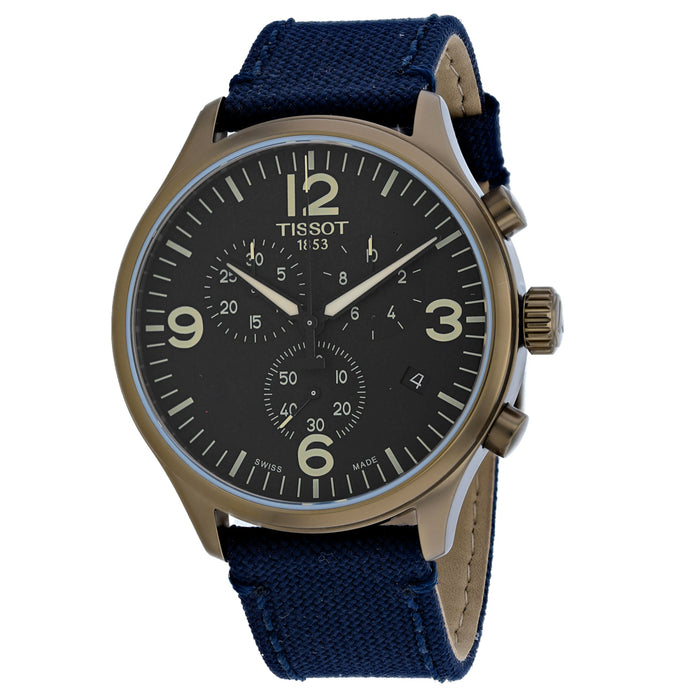 Tissot Men's Chrono XL Blue Dial Watch - T1166173705701