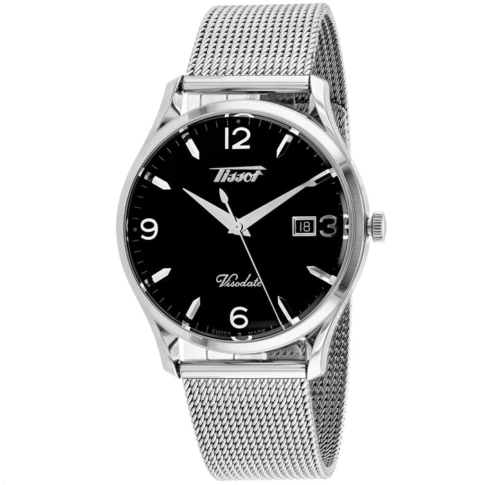 Tissot Men's Heritage Black Dial Watch - T1184101105700