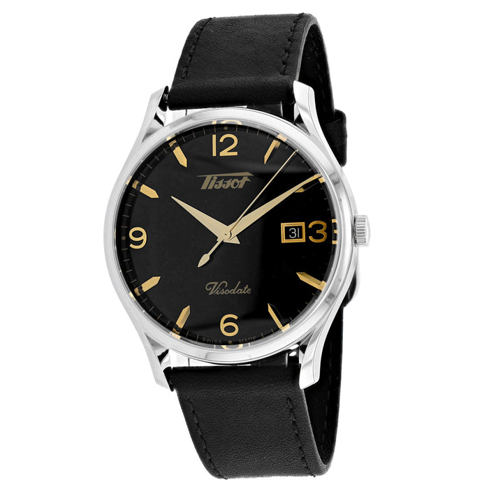 Tissot Men's Heritage Visodate Black Dial Watch - T1184101605701