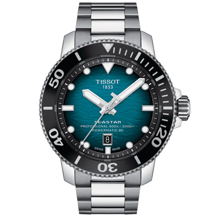 Tissot Men's Seastar 1000 Black Dial Watch - T1206071104100