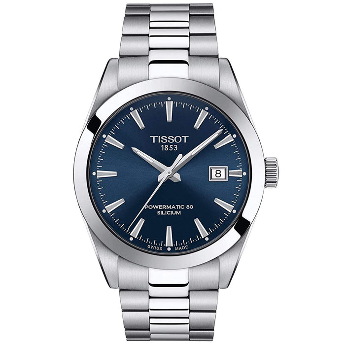 Tissot Men's Powermatic 80 Blue Dial Watch - T1274071104100