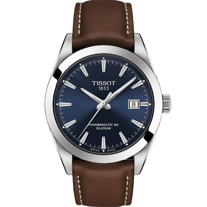 Tissot Men's Gentleman Blue Dial Watch - T1274071604100