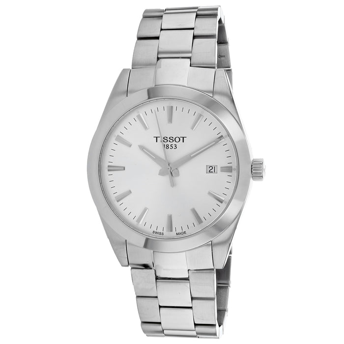 Tissot Men's Gentleman Silver Dial Watch - T1274101103100