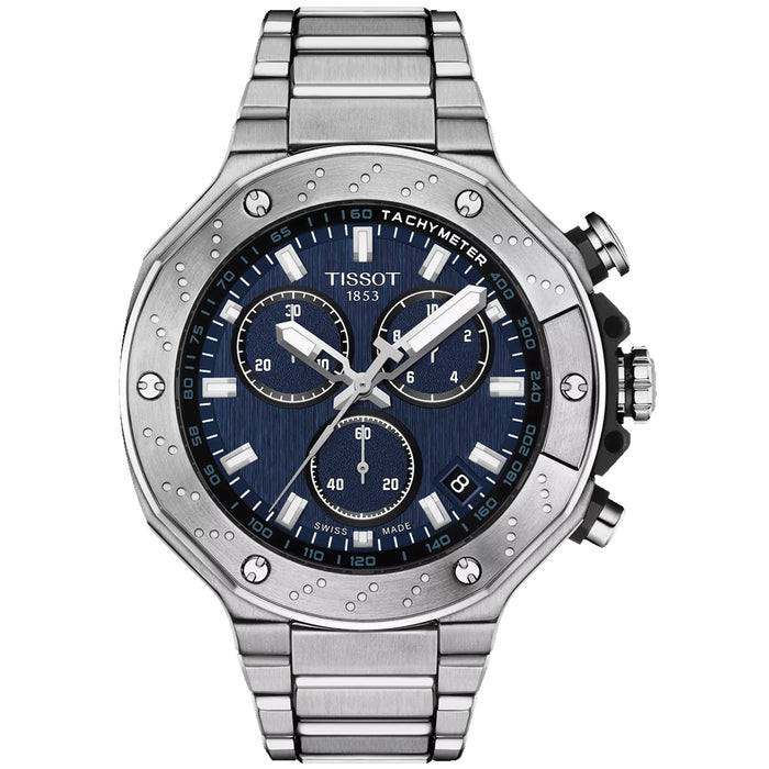 Tissot Men's T-Race Blue Dial Watch - T1414171104100