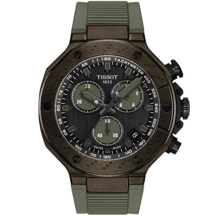 Tissot Men's T-Race Chronograph Dark grey Dial Watch - T1414173706102