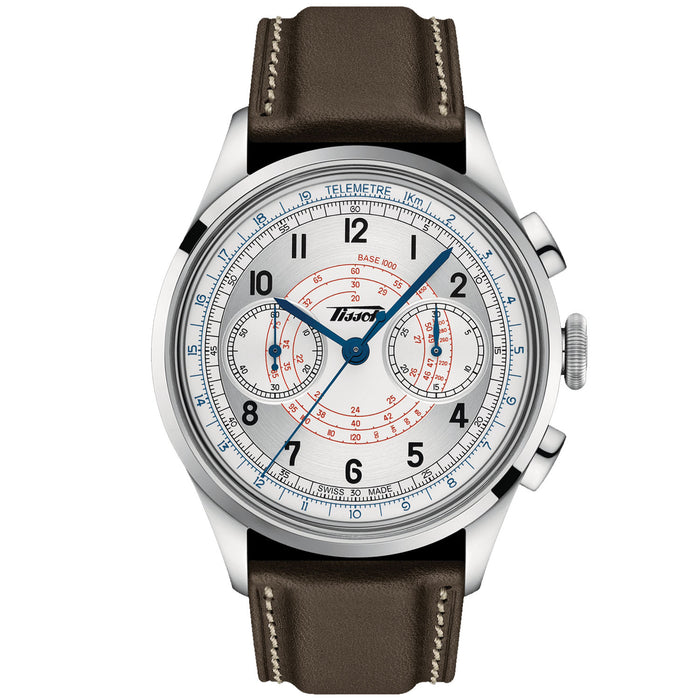 Tissot Men's Heritage Telemeter Silver Dial Watch - T1424621603200