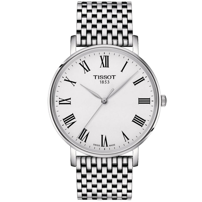 Tissot Men's Everytime White Dial Watch - T1434101103300